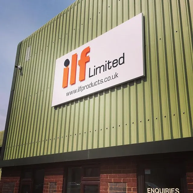 ILF Ltd sign on the headquarter.