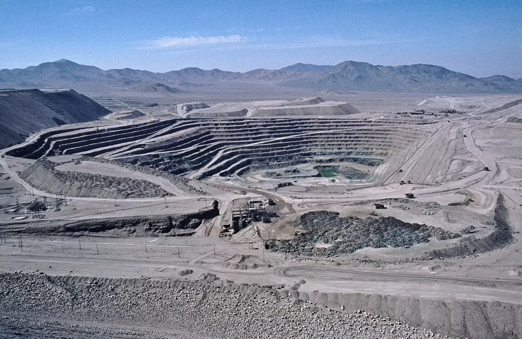 Copper Mine Open Pit Atalaya Rio Tinto Spain.