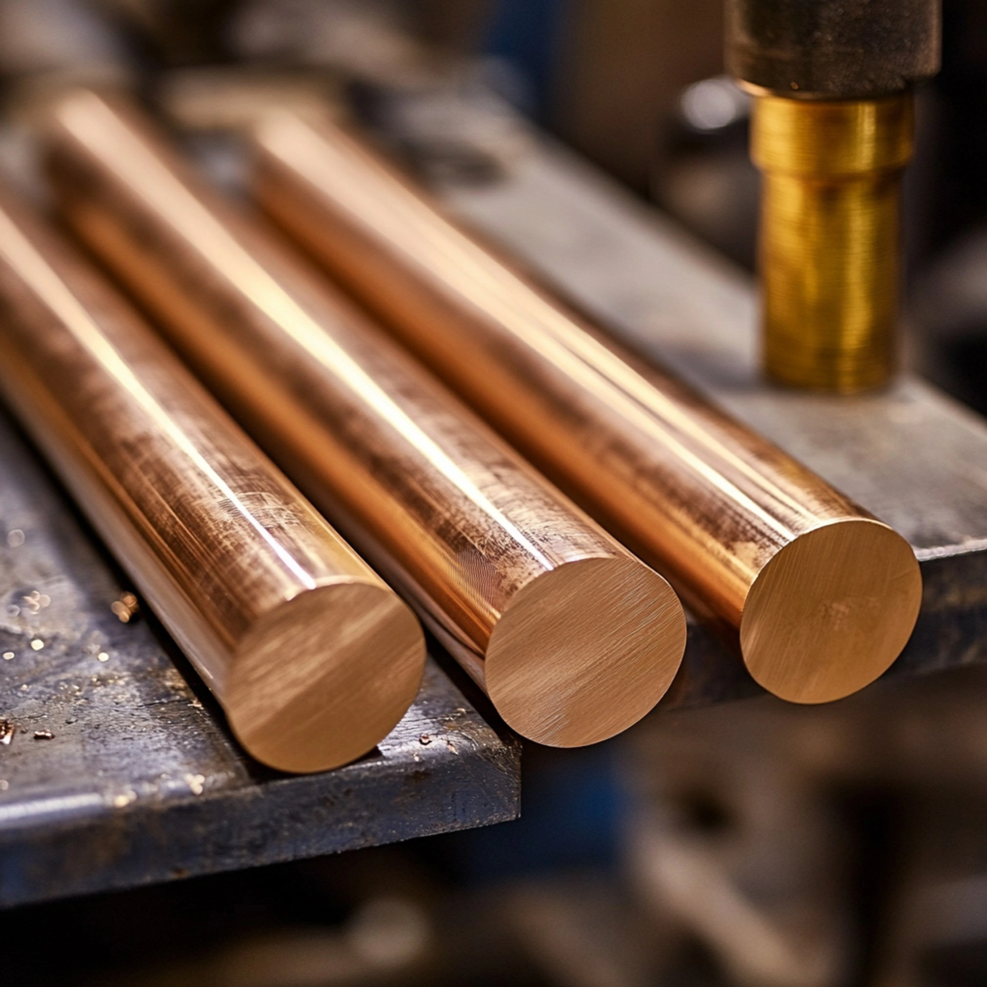 Copper Round Bar CNC Machining and Fabrication